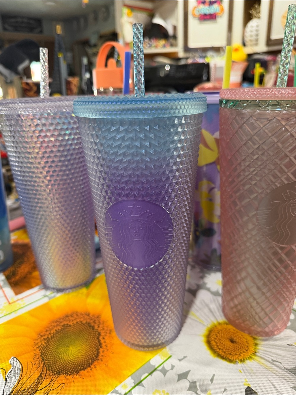 Starbucks Blue and Purple Gradient Tumbler